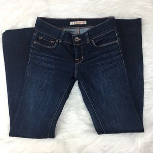 J Brand LoveStory Flare Dark Wash Jeans